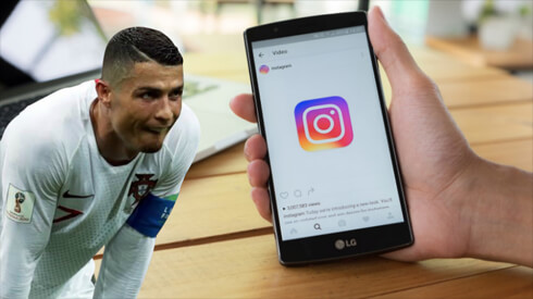 Cristiano Ronaldo growing his influence on Instagram