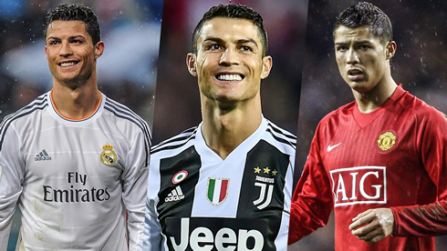 Cristiano Ronaldo in Real Madrid, Juventus and Manchester United