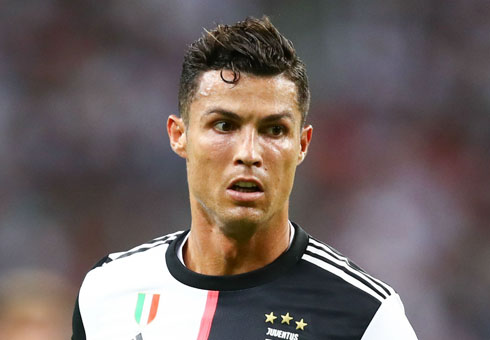 Cristiano Ronaldo looking scared in Juventus