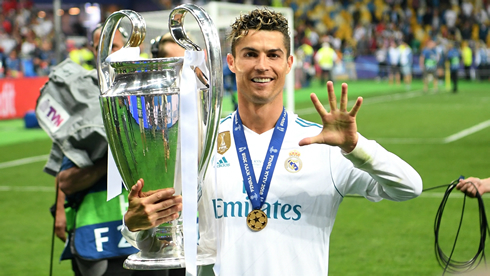 Cristiano Ronaldo 5 times Champions League winner
