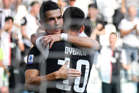 Ronaldo and Paulo Dybala in Juventus