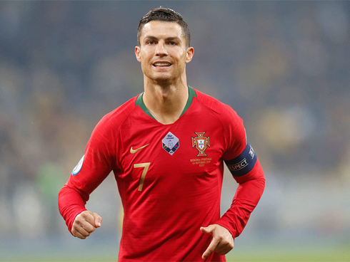 Cristiano Ronaldo in Portugal at the EURO 2020 qualifiers