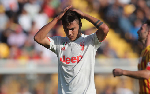 Paulo Dybala upset in Juventus for drawing 1-1 against Lecce