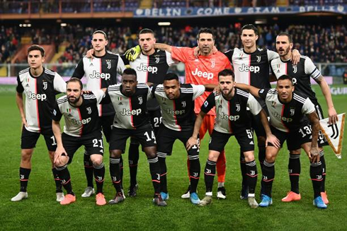 Cristiano Ronaldo in Juventus lineup vs Sampdoria in December 2019