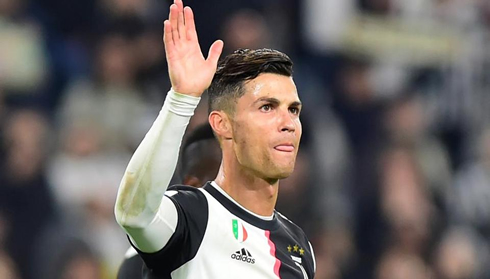 Cristiano Ronaldo saying goodbye in Juventus