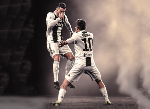 Cristiano Ronaldo and Dybala wallpaper