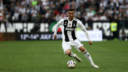 Cristiano Ronaldo in action for Juventus