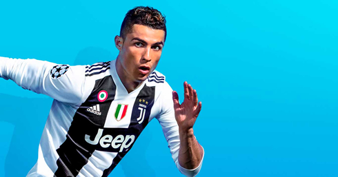Cristiano Ronaldo in FIFA cover