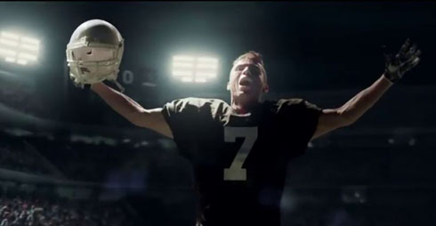 Cristiano Ronaldo in a Superbowl ad