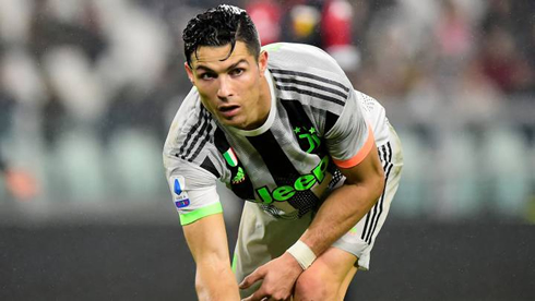 Cristiano Ronaldo in a game for Juventus
