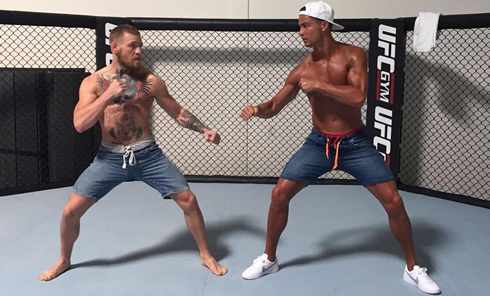 Connor McGregor and Cristiano Ronaldo