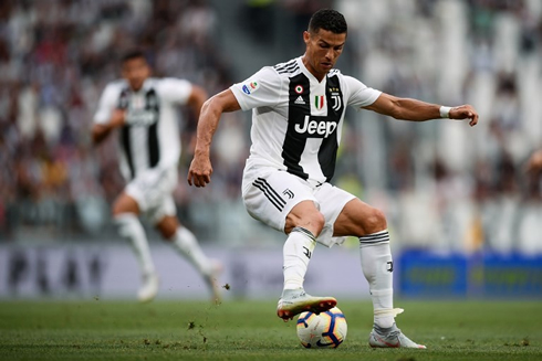 Cristiano Ronaldo in action for Juventus