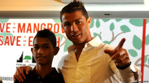 Cristiano Ronaldo and Martunis