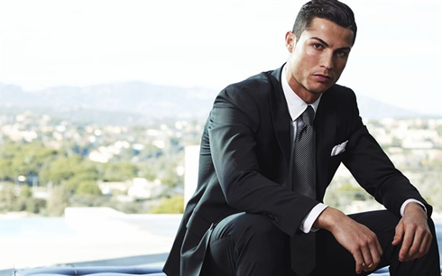 Cristiano Ronaldo on the top of the world