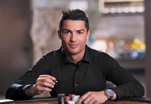Cristiano Ronaldo poker player