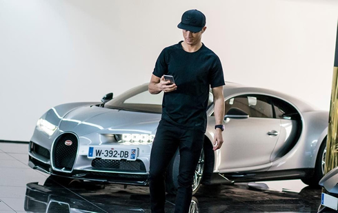 Cristiano Ronaldo owner of a Bugatti Chiron