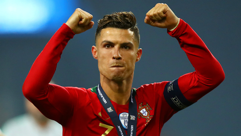 Cristiano Ronaldo happy to score for Portugal