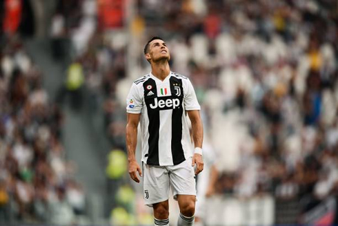 Cristiano Ronaldo looking lost on the field