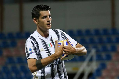 Alvaro Morata Juventus forward 2020