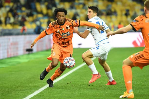 Cuadrado in Dynamo Kiev 0-2 Juventus