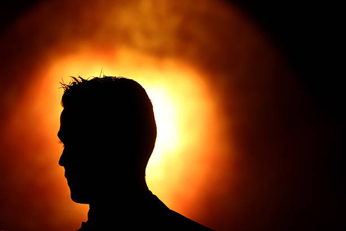 Cristiano Ronaldo in the dark