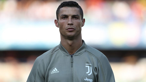 Cristiano Ronaldo game face before a Juventus game