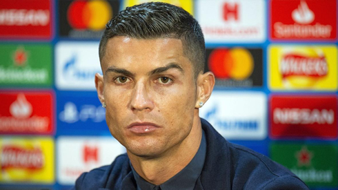 Cristiano Ronaldo serious look