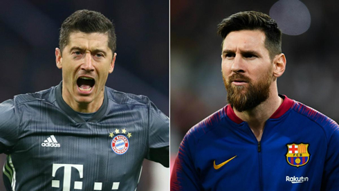 Lewandowski vs Messi