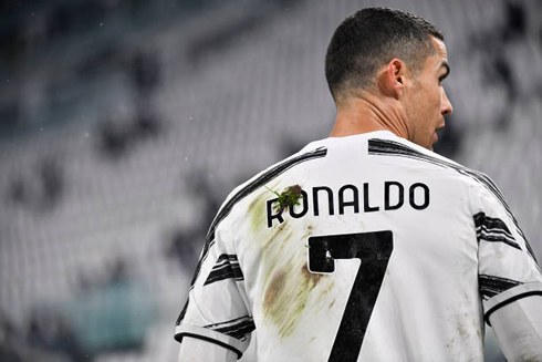 Cristiano Ronaldo back of the shirt in Juventus