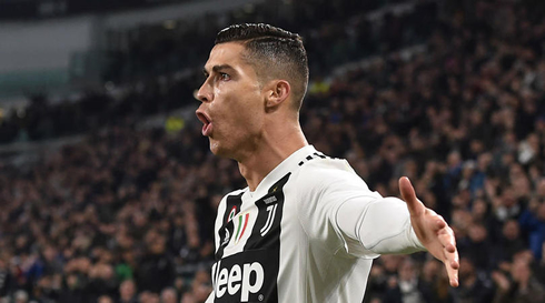 Cristiano Ronaldo scoring for Juventus