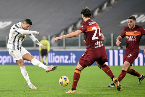 Cristiano Ronaldo left foot finish in Juve 2-0 AS Roma