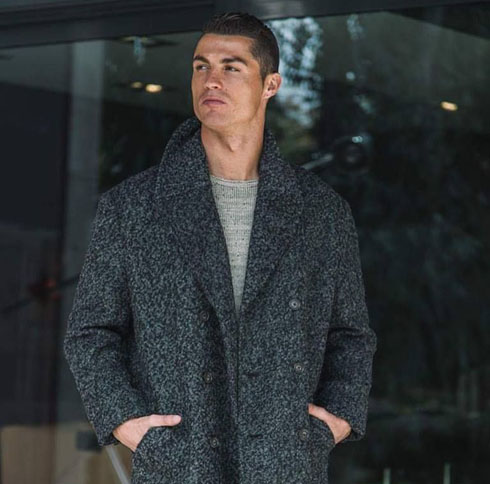 Cristiano Ronaldo exploring the fashion industry