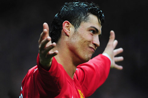 Cristiano Ronaldo happy in Manchester