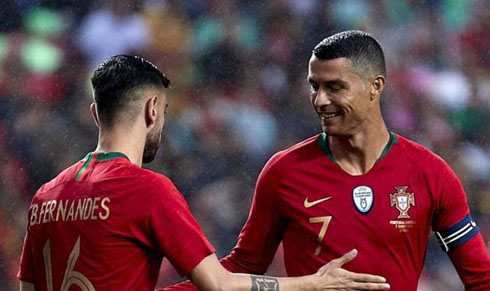 Cristiano Ronaldo and Bruno Fernandes