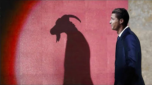 Cristiano Ronaldo shadow GOAT