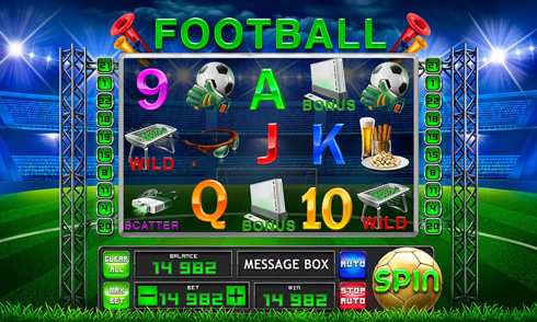 Football themed slots