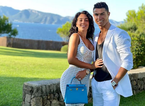 Cristiano Ronaldo and Georgina Rodriguez on holidays in Majorca, in Spain