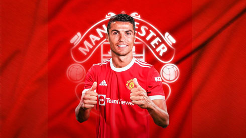 Cristiano Ronaldo new Manchester United wallpaper