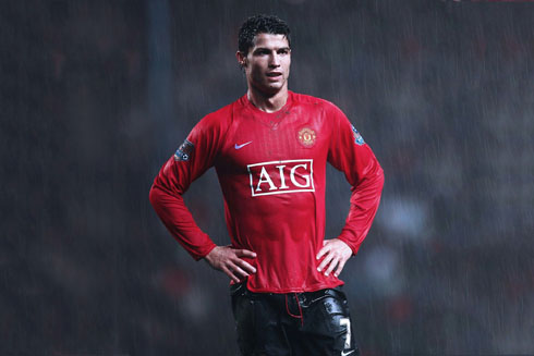Cristiano Ronaldo in Man United in 2008-2009