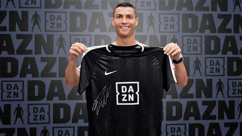 Cristiano Ronaldo and DAZN sponsorship