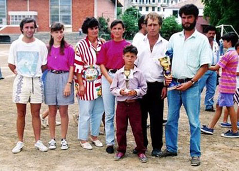 Cristiano Ronaldo in his childhood