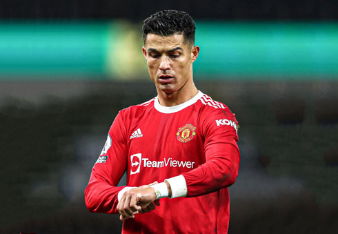 Cristiano Ronaldo in Man Utd in 2022