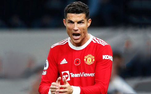Cristiano Ronaldo leading United on the pitch