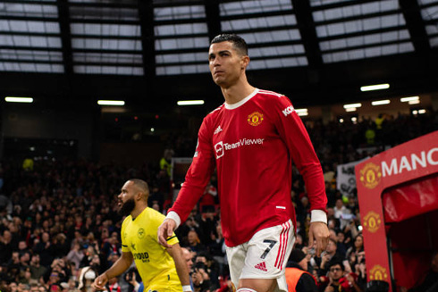 Cristiano Ronaldo entering Old Trafford in 2022