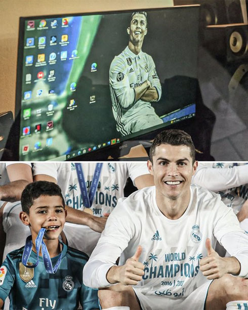 Cristiano Ronaldo son is a fan of PC gaming