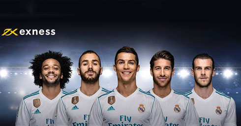 Exness promo campaign with Real Madrid