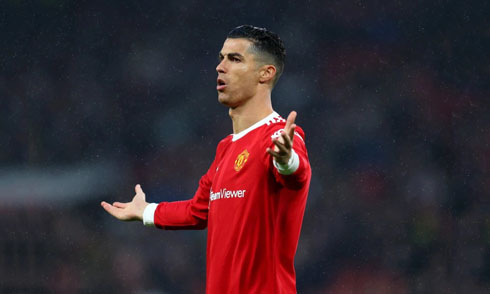 Cristiano Ronaldo unhappy with game event