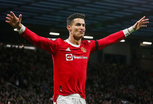Cristiano Ronaldo happy to score for United