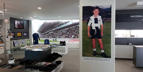Cristiano Ronaldo photo in Nacional at his own museum