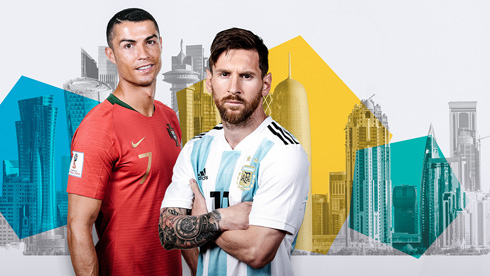 Cristiano Ronaldo vs Messi in the 2022 World Cup in Qatar